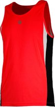 Rogelli Runningsinglet Darby Rood/Zwart/Wit  XL