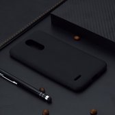 Voor LG K8 (2018) Candy Color TPU Case (zwart)