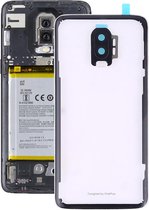 Batterij achterkant met cameralens voor OnePlus 6T (transparant)