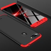 GKK Three Stage Splicing Full Coverage PC Case voor Xiaomi Redmi 6 (zwart + rood)