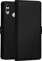 DZGOGO MILO-serie PC + PU horizontale flip lederen tas voor Huawei P Smart (2019) / Honor 10 Lite / Nova Lite 3, met houder en kaartsleuf en portemonnee (zwart)