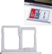 SIM-kaartvak + Micro SD-kaartlade voor LG Q6 / M700 / M700N / G6 Mini (goud)