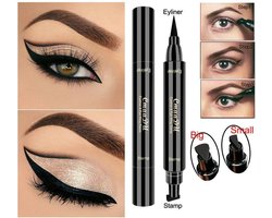 DOUBLE Eyeliner met wing stempel-yeliner Potlood Cosmetische-Eyeliner Tool -Wing Eyeliner -Wing Stamp-