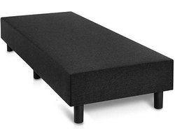Nessa® Boxspring 90 x 200 cm - Losse Boxspring - Eenpersoons - Zwart