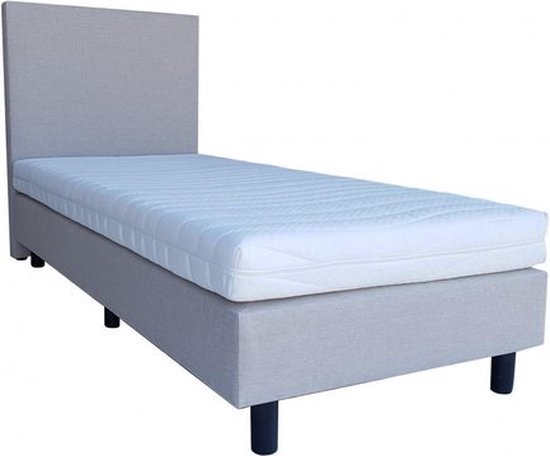 Bed4less Boxspring 90 x 200 cm - Met Matras - Eenpersoons - Beige