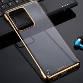 Voor Galaxy S20 Ultra SULADA Borderless Drop-proof Vacuum Plating PC Case (Gold)
