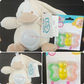 Kraamcadeau, Geboorte, Baby, Jongen/ Meisje , Nachtlamp , Bijtring, Knuffel