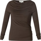 IVY BEAU Sare T-shirt - Coffee Brown - maat 44