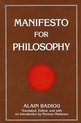 Manifesto For Philosophy