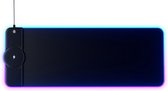 YONO Gaming Muismat XXL met Draadloze Oplader 2 in 1 – RGB LED Verlichting – Wireless Charger Mousepad – Qi Draadloos Opladen – Anti Slip – 80x30cm – Zwart