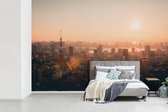 Behang - Fotobehang Tokyo bij zonsopgang - Breedte 420 cm x hoogte 280 cm