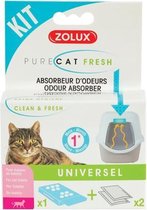 Zolux purecat fresh kattenbak filters - 2 st - 1 stuks