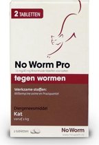 Kat no worm pro - 2 tbl - 1 stuks