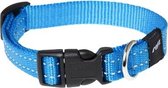 Rogz for dogs snake halsband turquoise - 16 mmx26-40 cm - 1 stuks