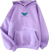 Meisjes hoodie Butterfly