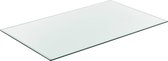 Plaque de verre verre de sécurité ESG 8 mm pour tables 100x62 cm