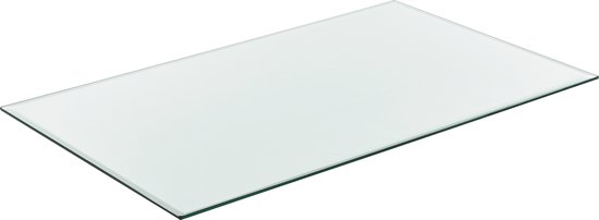Glasplaat ESG veiligheidsglas 8 mm voor tafels 100x62 cm
