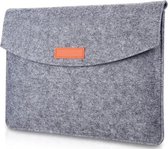 Mattys Laptop/Ipad Hoes -  Ipad Pro Sleeve  - Opbergvak voor telefoon - Geschikt voor laptop 13'' inch (licht grijs) - Apple Macbook PRO 2020 - IPAD PRO 12,9''