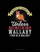 Always Be Yourself Unless You Can Be a Wallaby Then Be a Wallaby