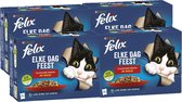 Felix Elke Dag Feest in Gelei Countryside Selection - Kattenvoer Natvoer - Lam Kip Rund & Konijn - 48 x 85 g