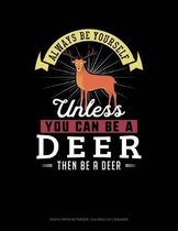 Always Be Yourself Unless You Can Be a Deer Then Be a Deer