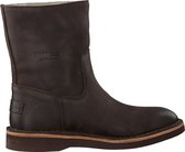 Shabbies 181020294 Shs0787 Enkelboots -  Enkellaarsjes - Dames - Bruin - Maat 37