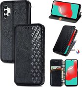 Luxe PU Lederen Wallet Case Geschikt Voor Samsung Galaxy A32 4G - Portemonnee Book Case Flip Cover Hoesje Met Multi Stand Functie - Kaarthouder Card Case Beschermhoes Sleeve Met Pasjes Houder