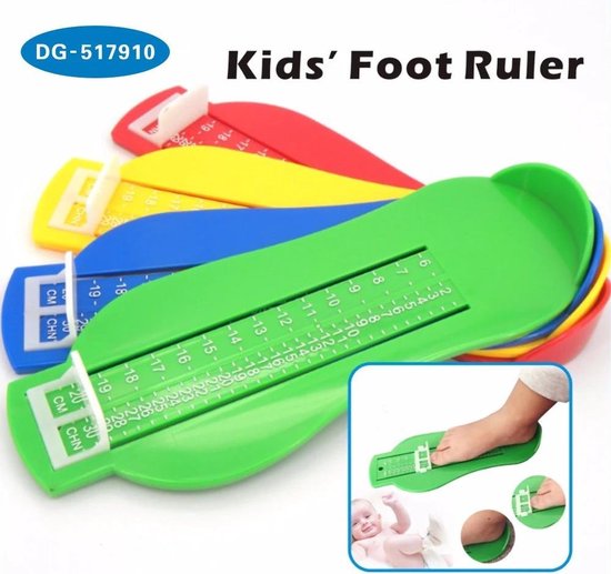 Schoenmaat meter voor kinderen en baby's met meettabel - |Label of Life|  voetmeter -... | bol.com