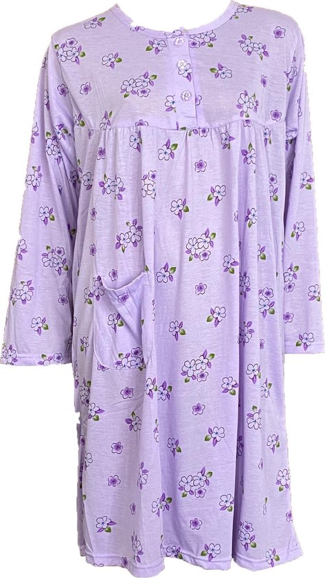 Pyjama Floral Femme - Violet - XXXL