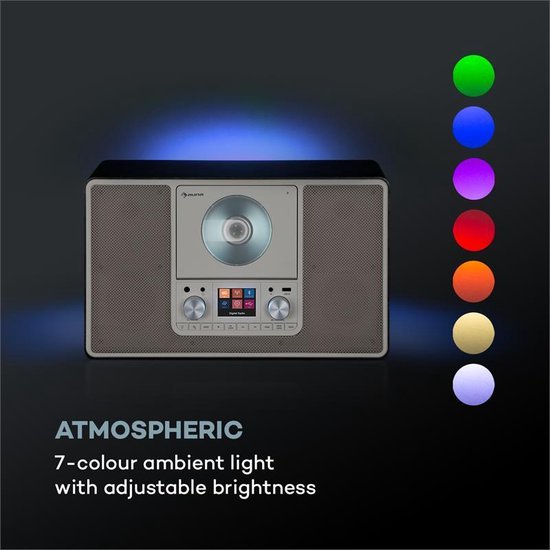 auna Scala VCD digitale radio met DAB/DAB+ tuner en FM RDS ontvanger