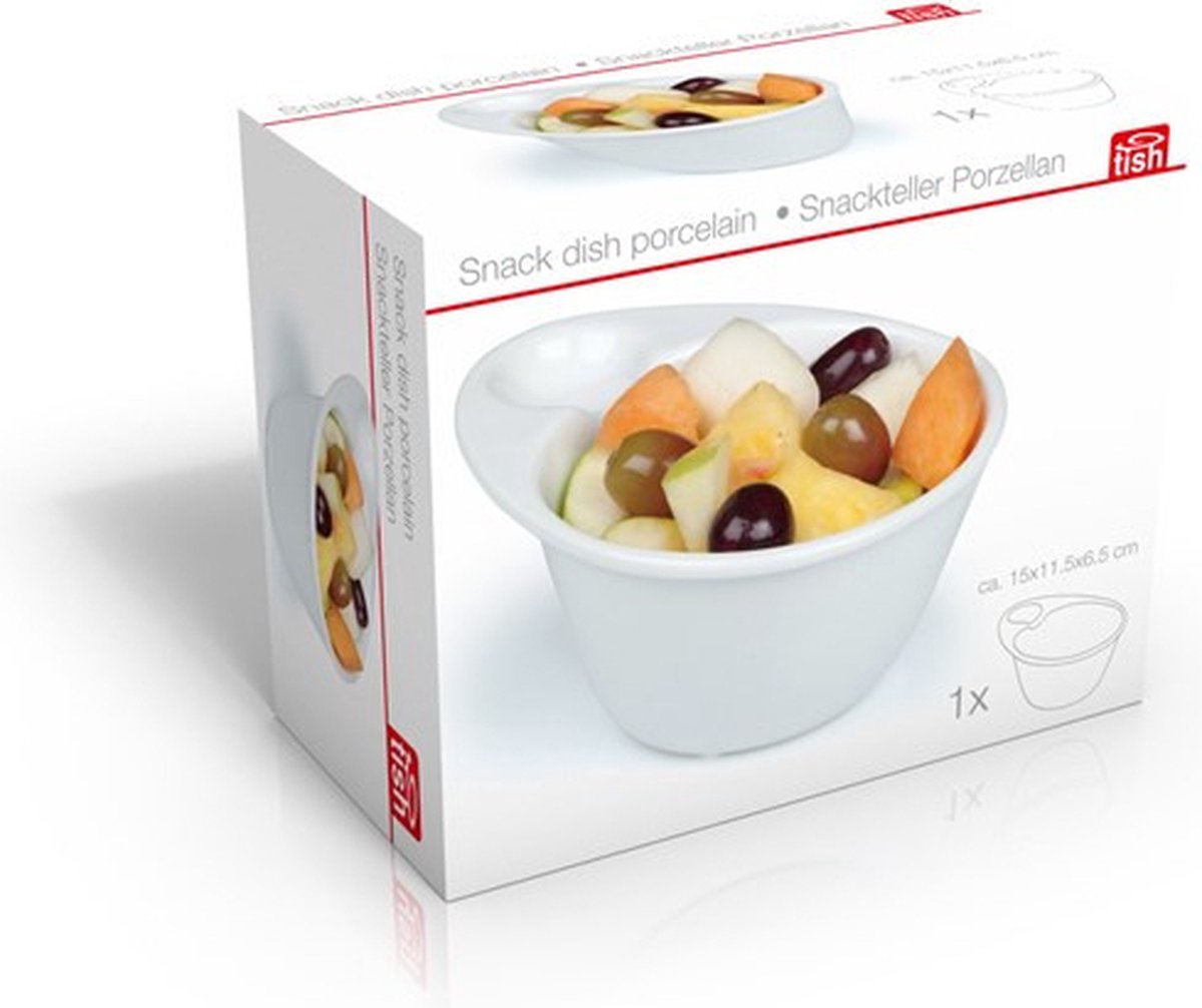 Snackschaal porselein PO