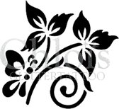 Chloïs Glittertattoo Sjabloon 5 Stuks - Trixie Flower - CH3033 - 5 stuks gelijke zelfklevende sjablonen in verpakking - Geschikt voor 5 Tattoos - Nep Tattoo - Geschikt voor Glitter