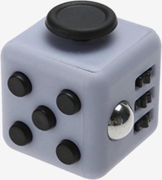 Afbeelding van Fidget Cube tegen Stress - Fidget Toys - Speelgoed - Grijs/zwart speelgoed