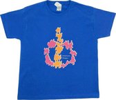 Anha'Lore Designs - Tribal - T-shirt - Koningsblauw - 7/8j (128)