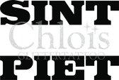 Chloïs Glittertattoo Sjabloon 5 Stuks - SINT & PIET - Duo Stencil - CH8505 - 5 stuks gelijke zelfklevende sjablonen in verpakking - Geschikt voor 10 Tattoos - Nep Tattoo - Geschikt