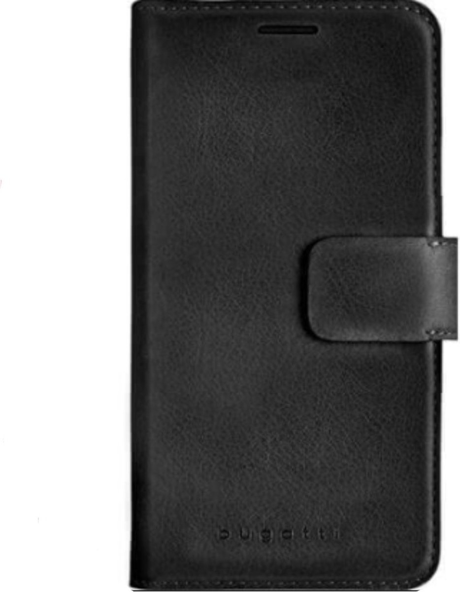 Bugatti Leren Boekmodel Hoesje Samsung Galaxy S9 - Zwart