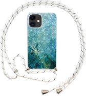 FONU Backcase Hoesje Met Koord iPhone 11 - Blue Ocean