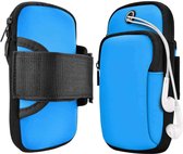 Sportarmband voor Smartphones tot 6.5 inch - Lichtblauw