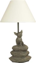 Happy house lamp chihuahua