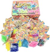 Loom Twister - 1200 S-Sluitingen voor Loombandjes Multi Color