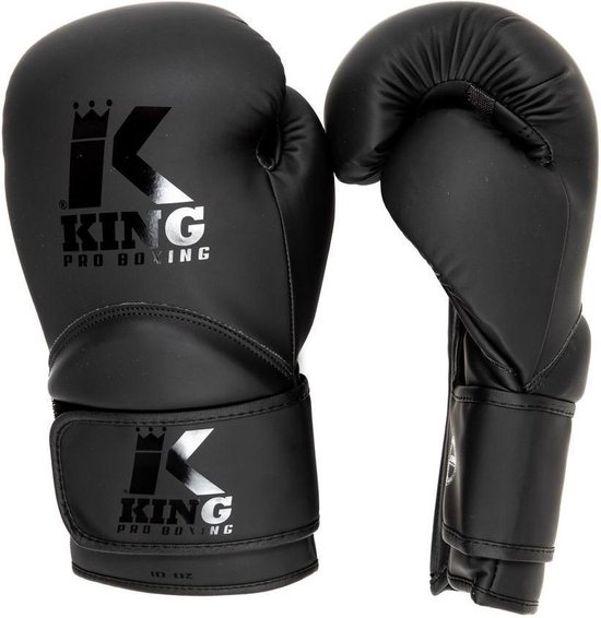 Gants de boxe King Kids 3 - PU - Noir - 6 oz