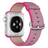 Geweven nylon horlogeband voor Apple Watch 38 mm (roze)
