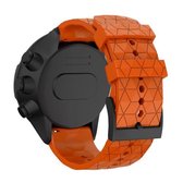 Voor Suunto Spartan Sport & Suunto 9/9 Baro / D5 Universele voetbaltextuur siliconen band (oranje)