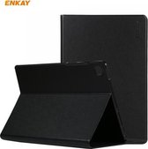 Voor Samsung Galaxy Tab S6 Lite P610 / P615 ENKAY ENK-8005 Horizontale Flip PU-leer + TPU Smart Case met Houder (Zwart)