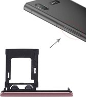 voor Sony Xperia XZ1 SIM / Micro SD-kaartlade, dubbele lade (roze)