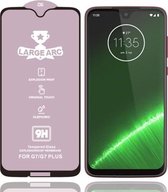 Voor Motorola Moto G7 Plus 9H HD Grote boog Hoog aluminiumoxide Volledig scherm gehard glasfilm