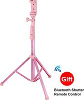 PULUZ Shutter Remote Selfie Stick Tripod Mount Holder voor Vlogging Live Broadcast