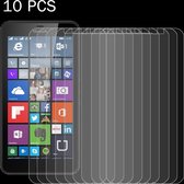 10 STKS voor Microsoft Lumia 640 XL 0.26mm 9H + Oppervlaktehardheid 2.5D Explosieveilige geharde glasfilm