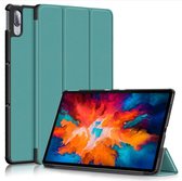 Tri-Fold Book Case - Lenovo Tab P11 Pro Hoesje - Groen