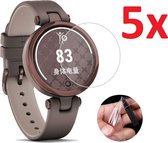 Screenprotector Geschikt Voor Garmin Lily - Screen Protector Ultradun - Crystal Clear Scherm Display Beschermer Beschermfolie - Set Van 5 Stuks